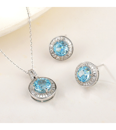 BLUE CRUSHED ICE SET