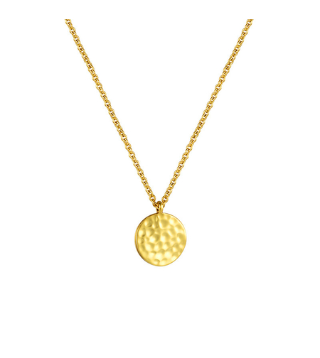 Yellow gold plated necklace 2405112598991 | Desert Shine Collection