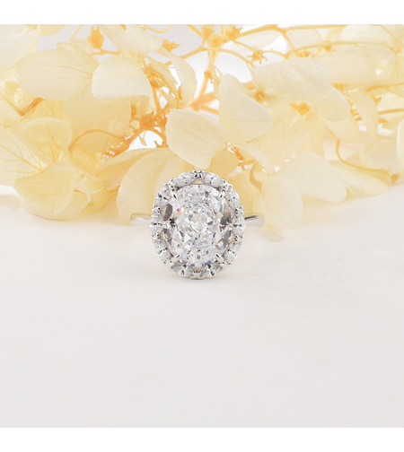 CRYSTAL SHINE CRUSHED ICE RING