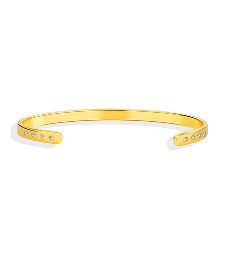 Yellow gold plated bracelet 2405112598748 | Desert Shine Collection