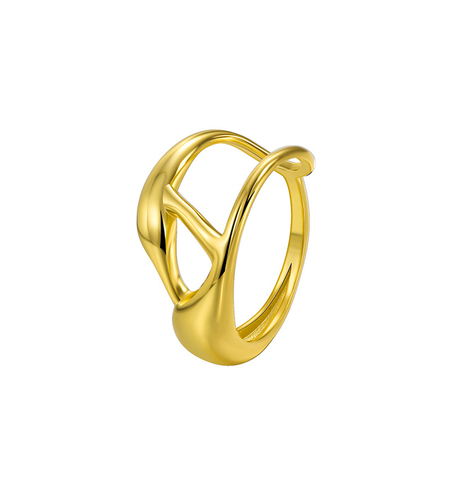 Yellow Gold Plating Ring 2405112600434 | Collection Desert Shine