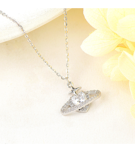 Сребърно колие Сърце | колекция Delicate Silver | Бижута Invoke.bg