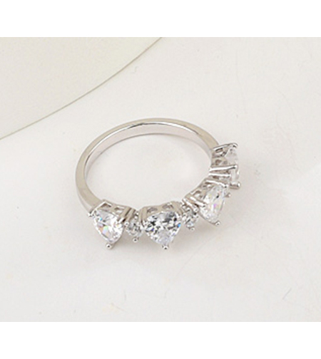 Сребърен пръстен с платинено покритие | Колекция Silver Premium | Бижута Invoke.bg