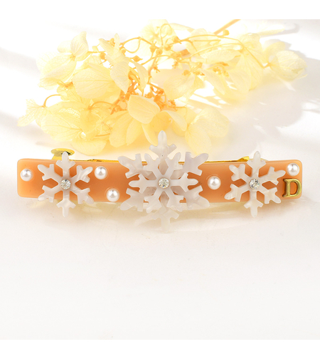 РОЗОВА ШНОЛА СНЕЖИНКИ БИЖУТЕРИЕН АКРИЛ