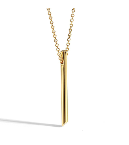 Yellow gold plated necklace 2405112598960 | Desert Shine Collection