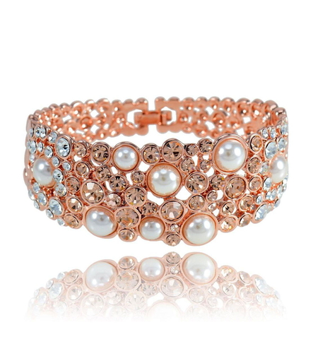 Гривна розово позлатяване | Колекция Rose Gold | Бижута Invoke.bg