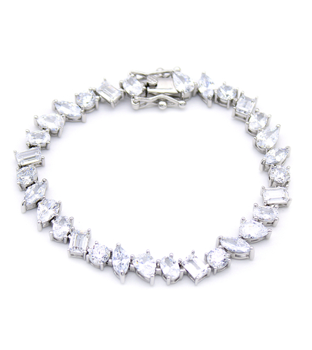 Сребърна тенис гривна 2700000071359 | Колекция Silver Premium