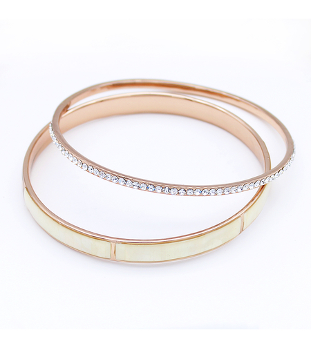 Гривна розово позлатяване 2200000018472 | Колекция Rose Gold | Бижута Invoke.bg