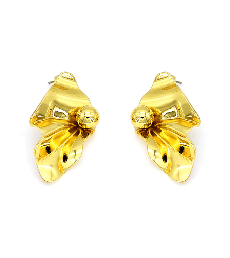 Earrings yellow gold plating 2405112599912 | Desert Shine Collection