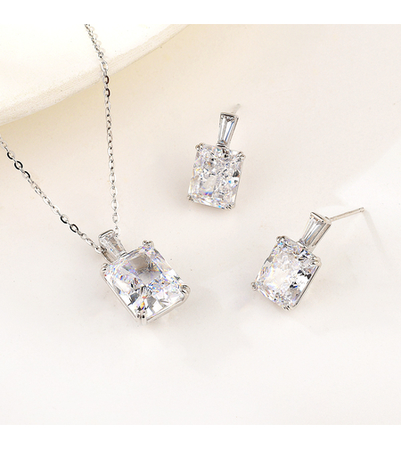 SILVER CRUSHED ICE SET