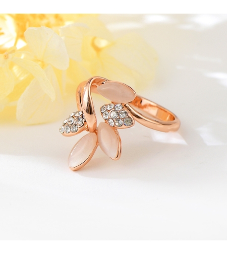 Пръстен розово позлатяване нежен | Колекция Rose Gold | Бижута Invoke.bg