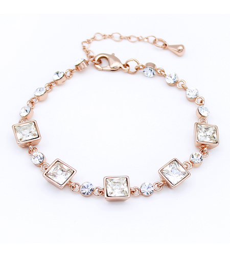 Гривна розово позлатяване | Колекция Rose Gold | Бижута Invoke.bg