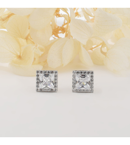 Деликатни сребърни обеци по ухото 2700000062869