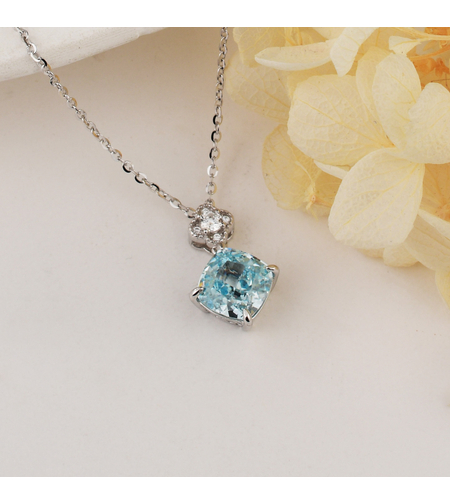 BLUE SHINE CRUSHED ICE NECKLACE