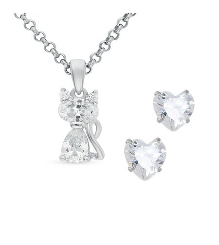 Нежен сребърен комплект 2700000071663 | колекция Delicate Silver