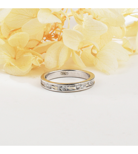 Сребърен пръстен нежна халка JL070431B | колекция Delicate Silver