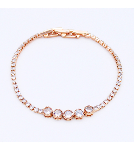 Гривна розово позлатяване 2200000018090 | Колекция Rose Gold