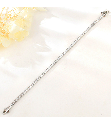 Сребърна тенис гривна | Колекция Silver Premium | Бижута Invoke.bg