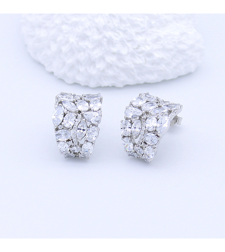 СРЕБЪРНИ ОБЕЦИ С ЦИРКОНИ - 2700000067567