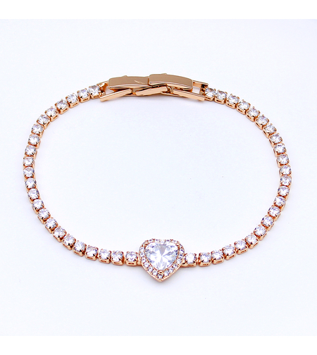 Гривна розово позлатяване 2200000018199 | Колекция Rose Gold