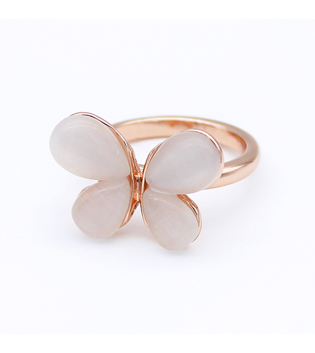 Пръстен розово позлатяване котешко око | Колекция Rose Gold | Бижута Invoke.bg