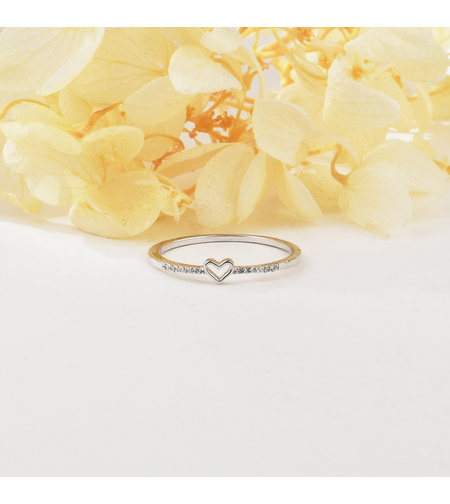 Сребърен пръстен сърце JL070538B | колекция Delicate Silver
