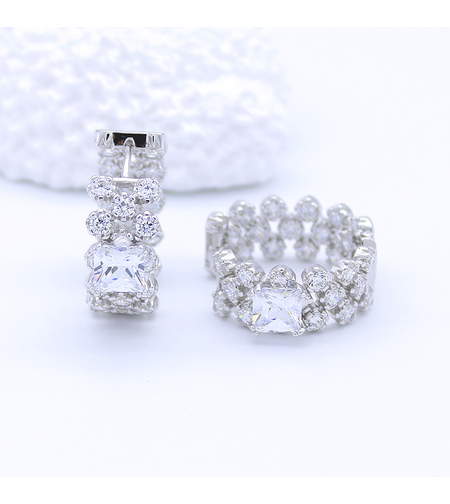 LOOP SILVER EARRINGS - 2700000068168