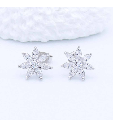 СРЕБЪРНИ ОБЕЦИ ПО УХОТО СНЕЖИНКИ