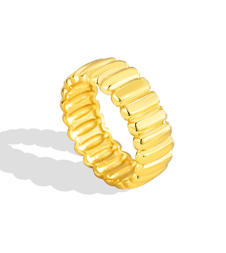 Пръстен жълто позлатяване 2405112600618 | Колекция Desert Shine