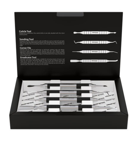 Професионални инструменти за маникюр и педикюр- 4 бр. в комплект