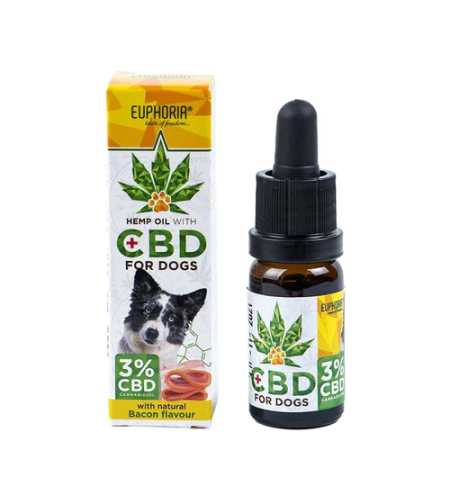 Euphoria 3% CBD масло за кучета, капки 10мл