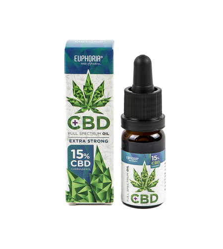 Euphoria CBD масло 15%, 10ml, 1500 mg