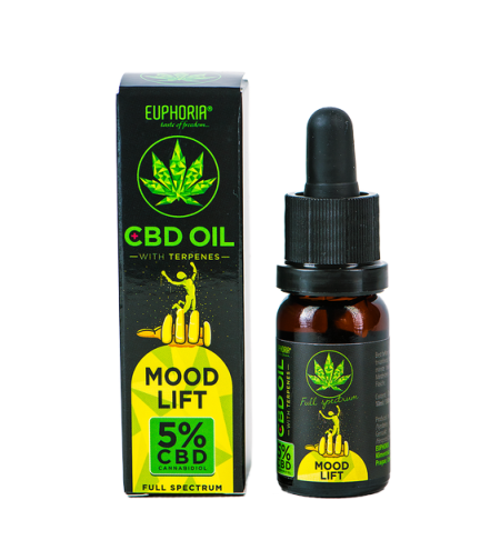 Euphoria 5% CBD масло Mood Lift, капки 10мл