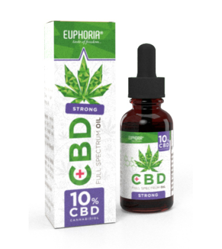 Euphoria CBD масло 10%, 10ml, 1000 mg