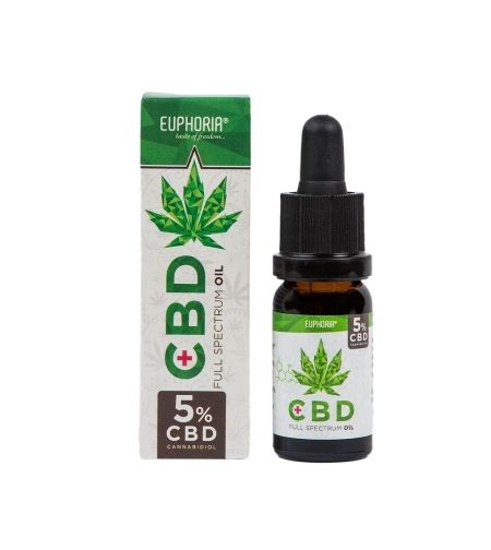 Euphoria 5% CBD масло, капки 10мл