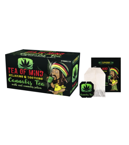 Cannabis Tea of ​​Mind с конопени листа и семена от Cannabis Sativa L