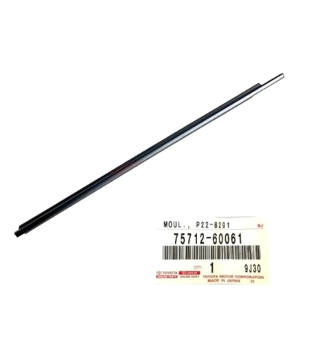 Водобранна лайсна за предна лява врата уплатнение за ТОЙОТА ЛАНД КРУЗЕР 7571260061 75712-60061 OEM TOYOTA