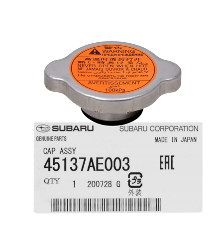 Капачка за радиатор 1.1 BAR за СУБАРУ ФОРЕСТЪР ИМПРЕЗА АУТБЕК SUBARU 45137AE003 45137-AE003 OEM SUBARU