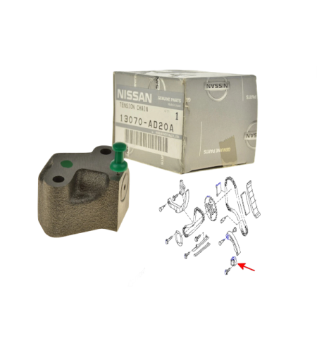 Обтегач ангренажна верига НИСАН АЛМЕРА ПРИМЕРА NISSAN PATFINDER X-TRAIL 13070AD20A 13070-AD20A OEM NISSAN