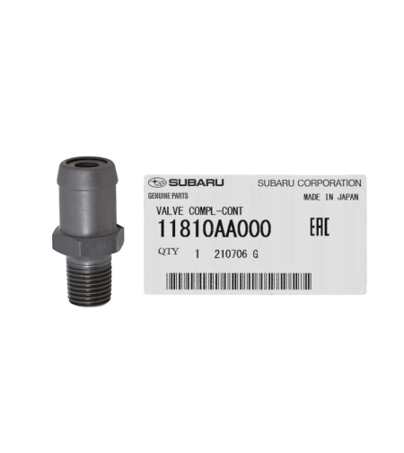 Клапан картерни газове ПЦВ за СУБАРУ ФОРЕСТЪР ИМПРЕЗА ЛЕГАСИ АУТБЕК SUBARU 11810AA000 11810-AA000 OEM SUBARU