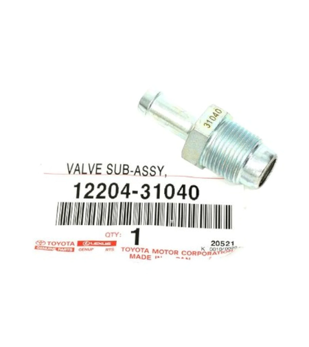Клапан картерни газове ПЦВ PCV за ТОЙОТА ЛЕКСУС 1220431040 12204-31040 OEM TOYOTA