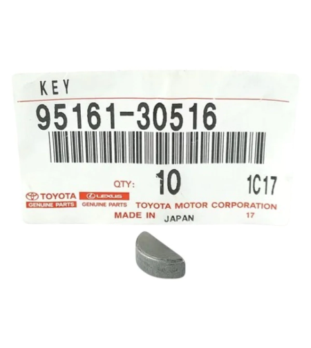 Шпонка за колянов вал за ТОЙОТА РАВ 4 КОРОЛА АУРИС TOYOTA RAV 4 COROLLA 9516130516 95161-30516 OEM TOYOTA