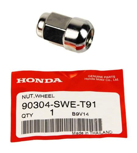 Гайка за джанта за ХОНДА ЦРВ ФРВ СИВИК АКОРД HONDA CR-V FR-V CIVIC 90304SWET91 90304-SWE-T91 OEM HONDA