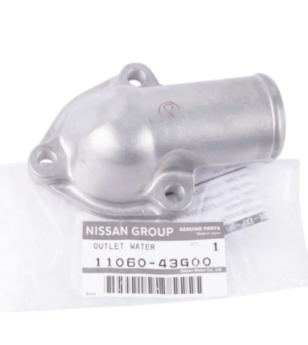 Фланец корпус термостат НИСАН ТЕРАНО 2 ДИЗЕЛ NISSAN TERRANO DIESEL 2.7 TD 1106043G00 11060-43G00 OEM NISSAN