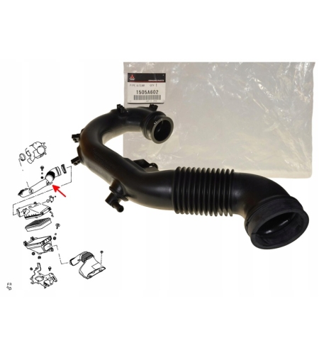 Въздуховод за МИТСУБИШИ АСХ АУТЛЕНДЪР ДИЗЕЛ MITSUBISHI ASX OUTLANDER 2.2 DIESEL 1505A602 1505A548 1505A677 OEM MITSUBISHI