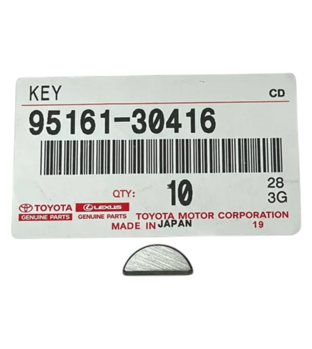 Шпонка за колянов вал за ТОЙОТА РАВ 4 TOYOTA RAV 4 9516130416 95161-30416 OEM TOYOTA