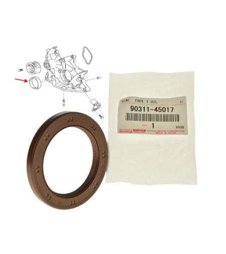 Семеринг за колянов вал преден за ТОЙОТА РАВ 4 TOYOTA RAV 4 9031145017 90311-45017 OEM TOYOTA