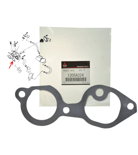 Гарнитура корпус термостат МИТСУБИШИ ЛАНСЕР АУТЛЕНДЪР MITSUBISHI LANCER OUTLANDER 1305A324 1305A092 OEM MITSUBISHI