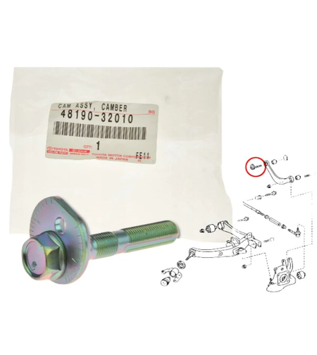 Реглажен болт за ТОЙОТА АВЕНСИС КОРОЛА TOYOTA AVENSIS COROLLA 4819032010 48190-32010 OEM TOYOTA