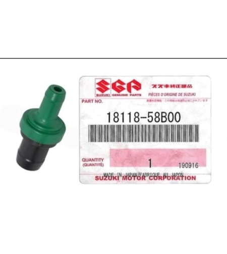 Клапан картерни газове ПЦВ PCV заСУЗУКИ ДЖИМНИ САМУРАЙ SUZUKI JIMNY SAMURAI 1811858B00 18118-58B00 OEM SUZUKI